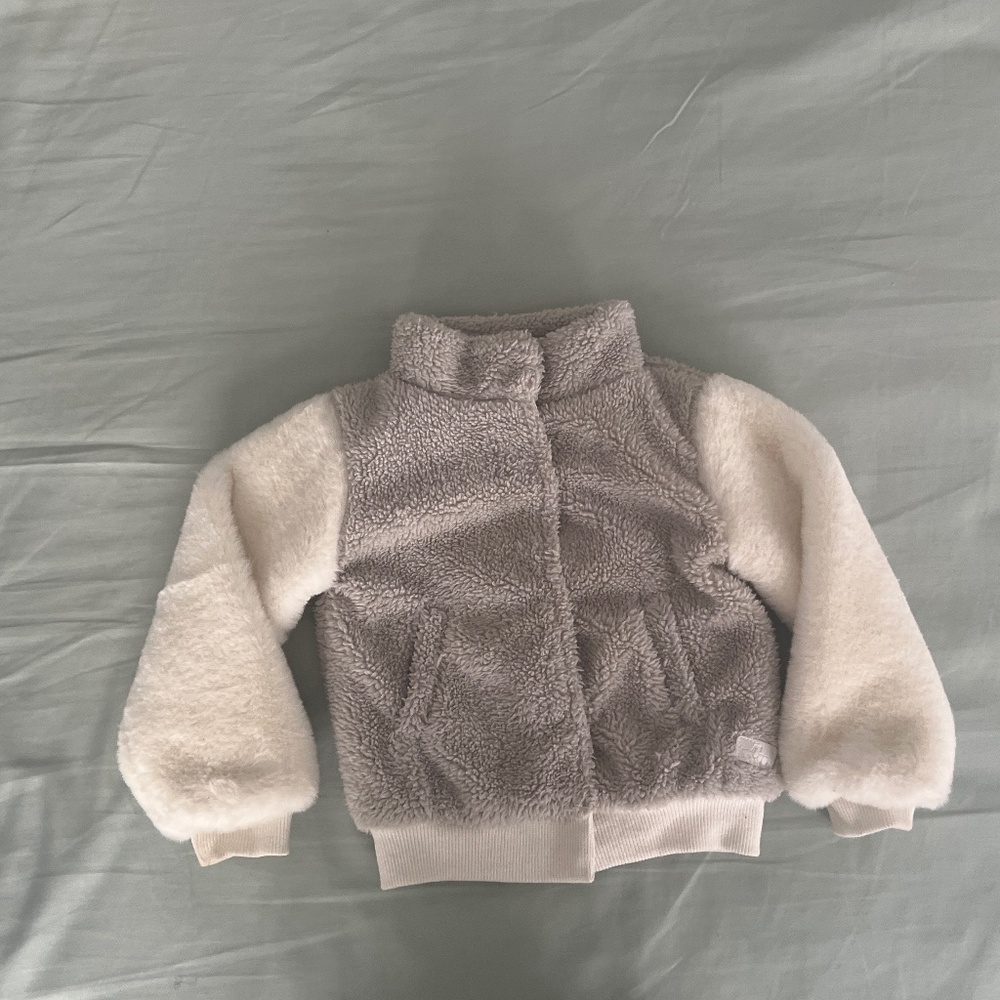 18 month light furry jacket